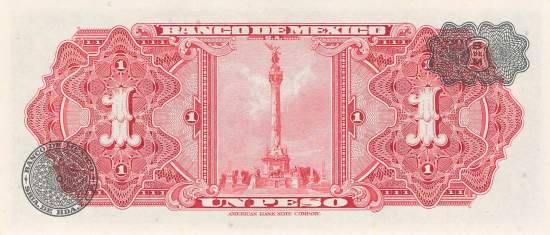 Mexiko p.59j 1 Peso 1967